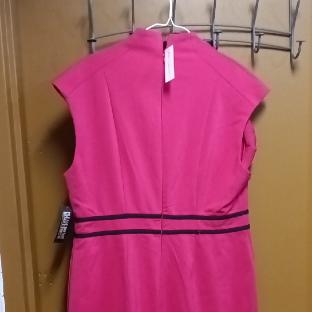 New York & Company Pink High Low Dress - Picture 6 of 7